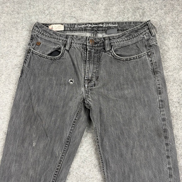 Buffalo David Bitton Other - Buffalo David Bitton Daran Jeans Mens‎ 30x32 Slim Straight Grey Faded Distressed